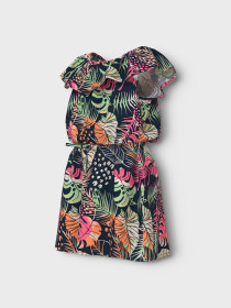 NAME IT Kortærmet Playsuit Vinaya Fresh Tropical